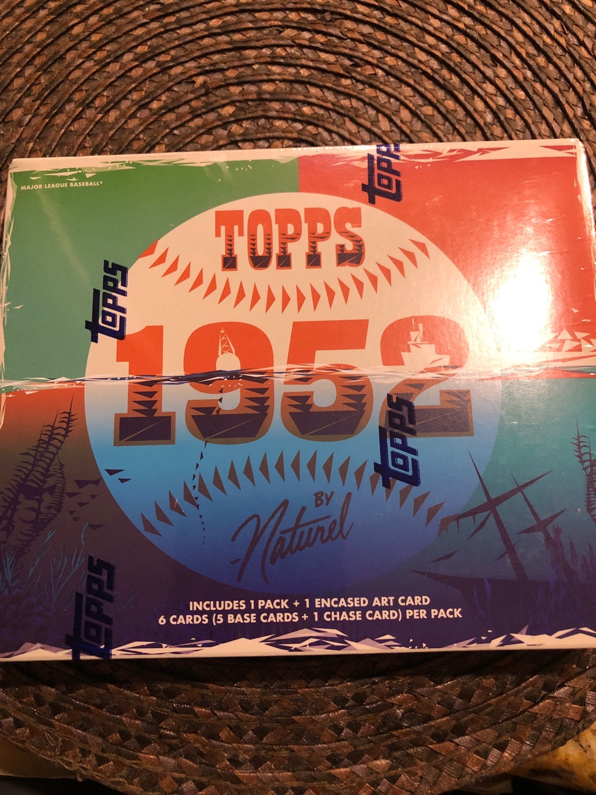 2022 Topps X 1952 Topps by Naturel 1 pack plus encased. Read description.