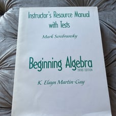 algebra book