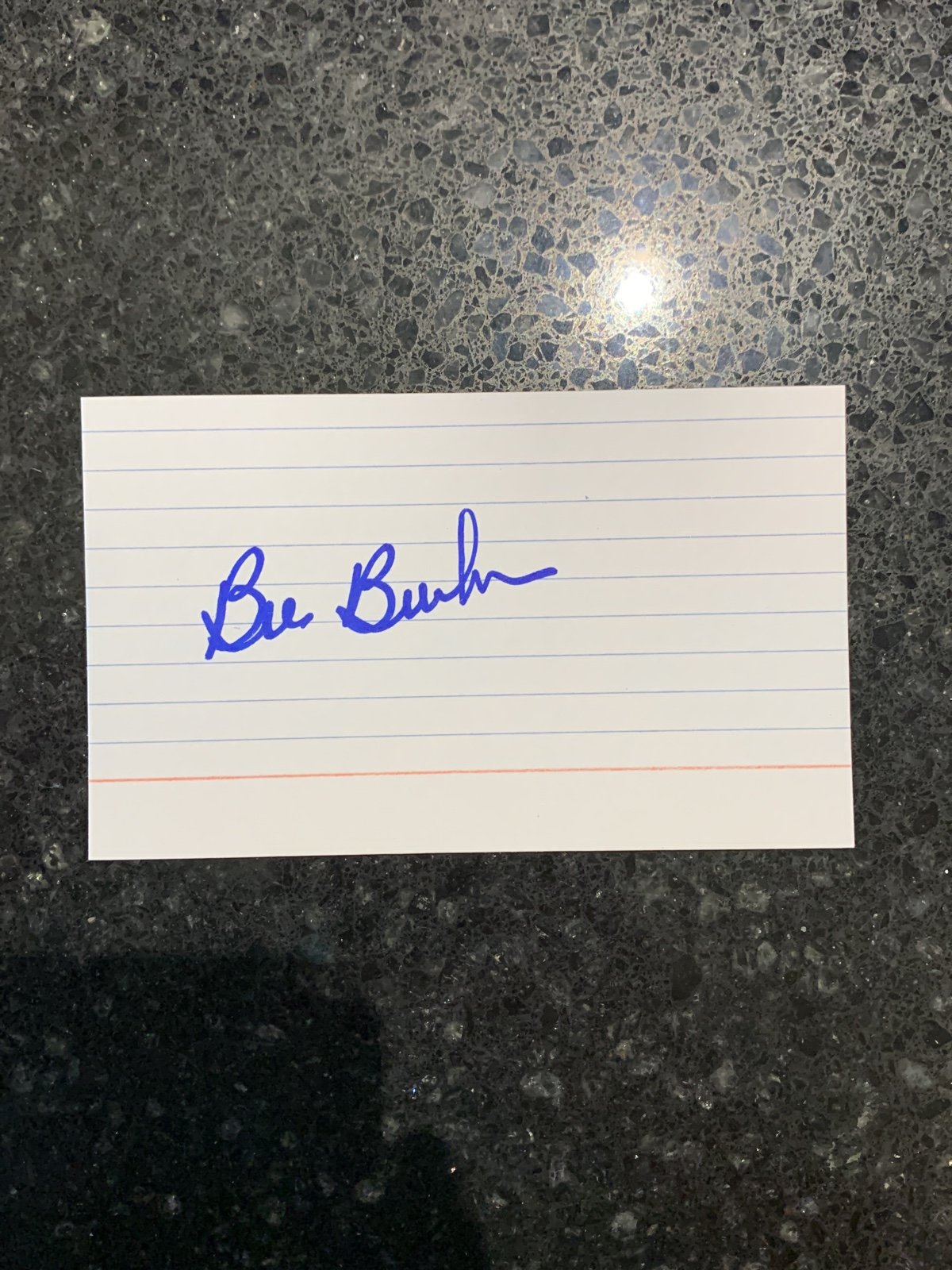 Bill Buckner Signed 3x5 Index Card Chicago Cubs Red Sox Dodgers Bill Buckner Signed 3x5 Index Card Chicago Cubs Red Sox Dodgers