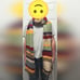 Handmade From Original Pattern 4th Doctor (Tom Baker) Scarf