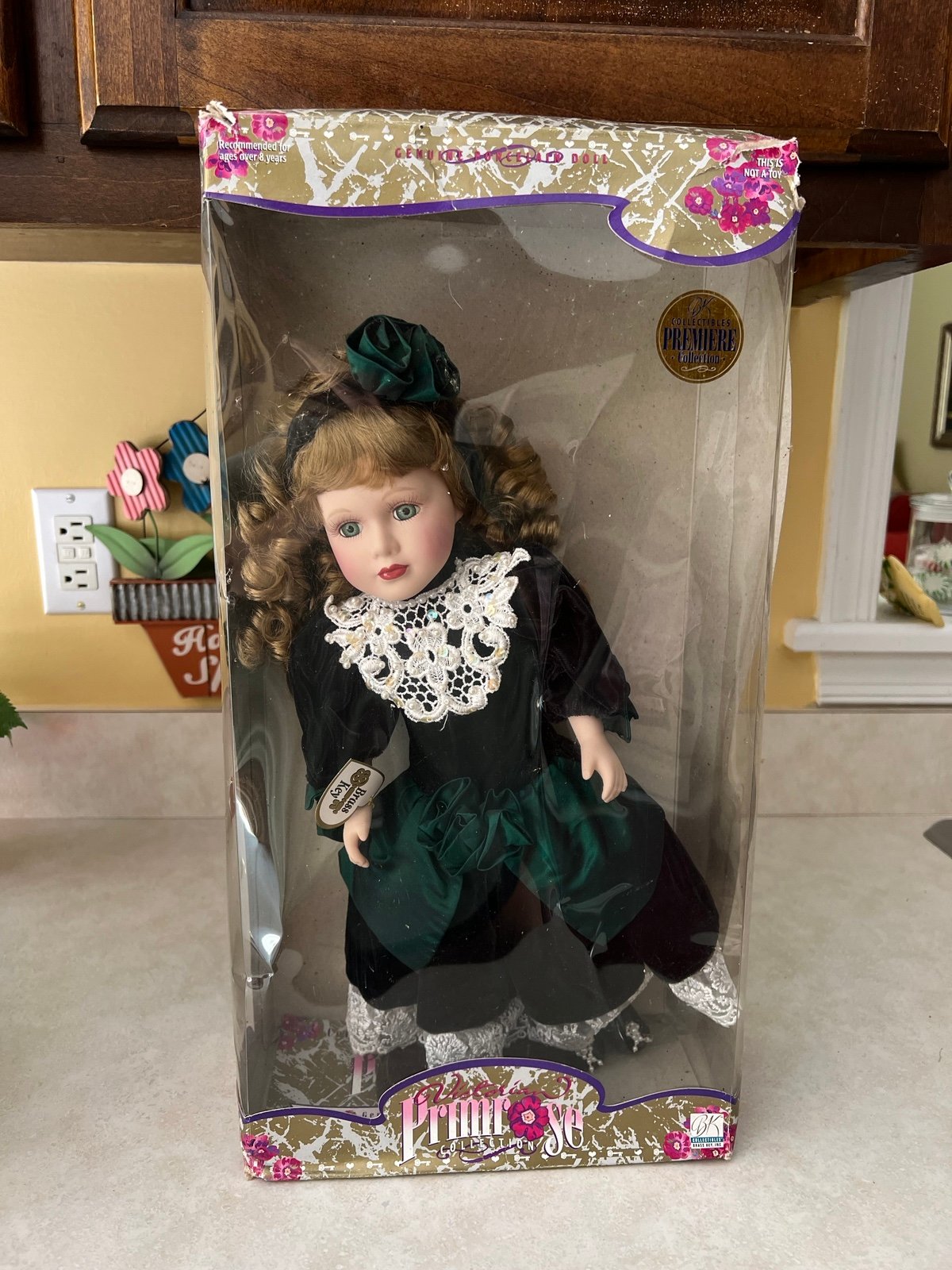 Victoria Primrose Porcelain Doll
