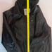Mens Route 66 Leather Black Jacket Size Large With Hood