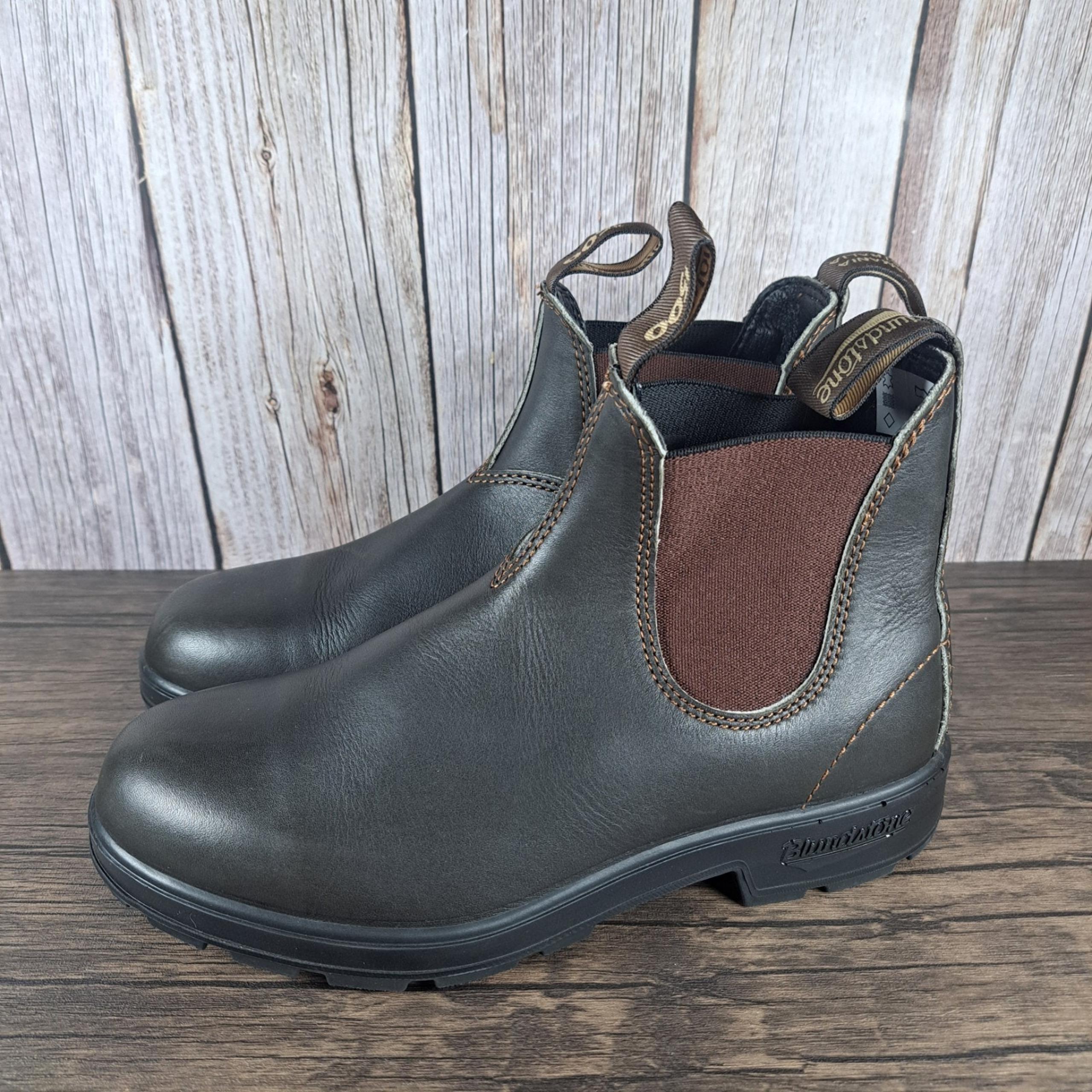 Blundstone 500 Chelsea Leather Boot Women's Sz US 8.5 AU5.5 Stout Brown (VGC)