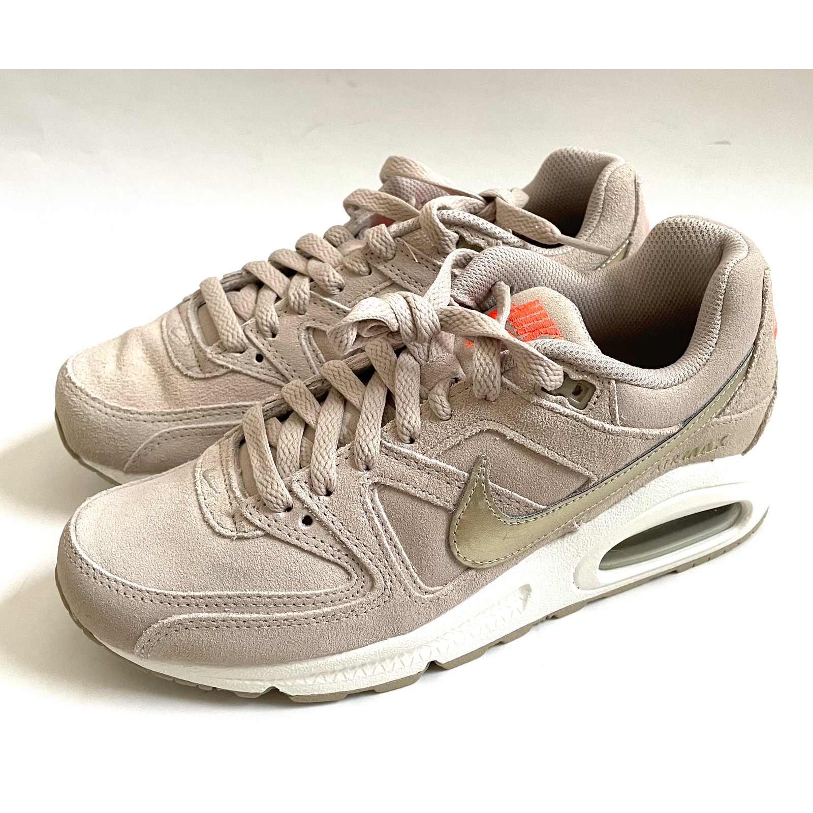 Nike Air Max Command PRM 718896-228 Casual Sneaker Tan Gold Size 7 NEW