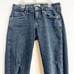 AGOLDE Women's Lara Skinny Jeans Low Rise Drifter Distressed Dark Wash 25