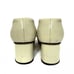 GUCCI Pumps 37 - Leather x Metal Ivory x Gold x Multi Women's Shoes