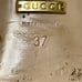 GUCCI Pumps 37 - Leather x Metal Ivory x Gold x Multi Women's Shoes