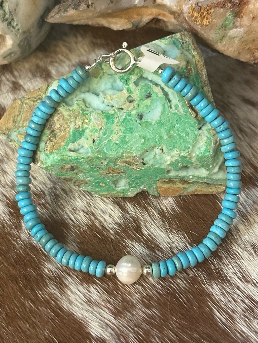 Navajo Pearl Turquoise Sterling Silver bracelet