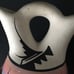 Vintage Signed Navajo DB Pottery Hand Painted & Etched Wedding Vase Set 5.5 in