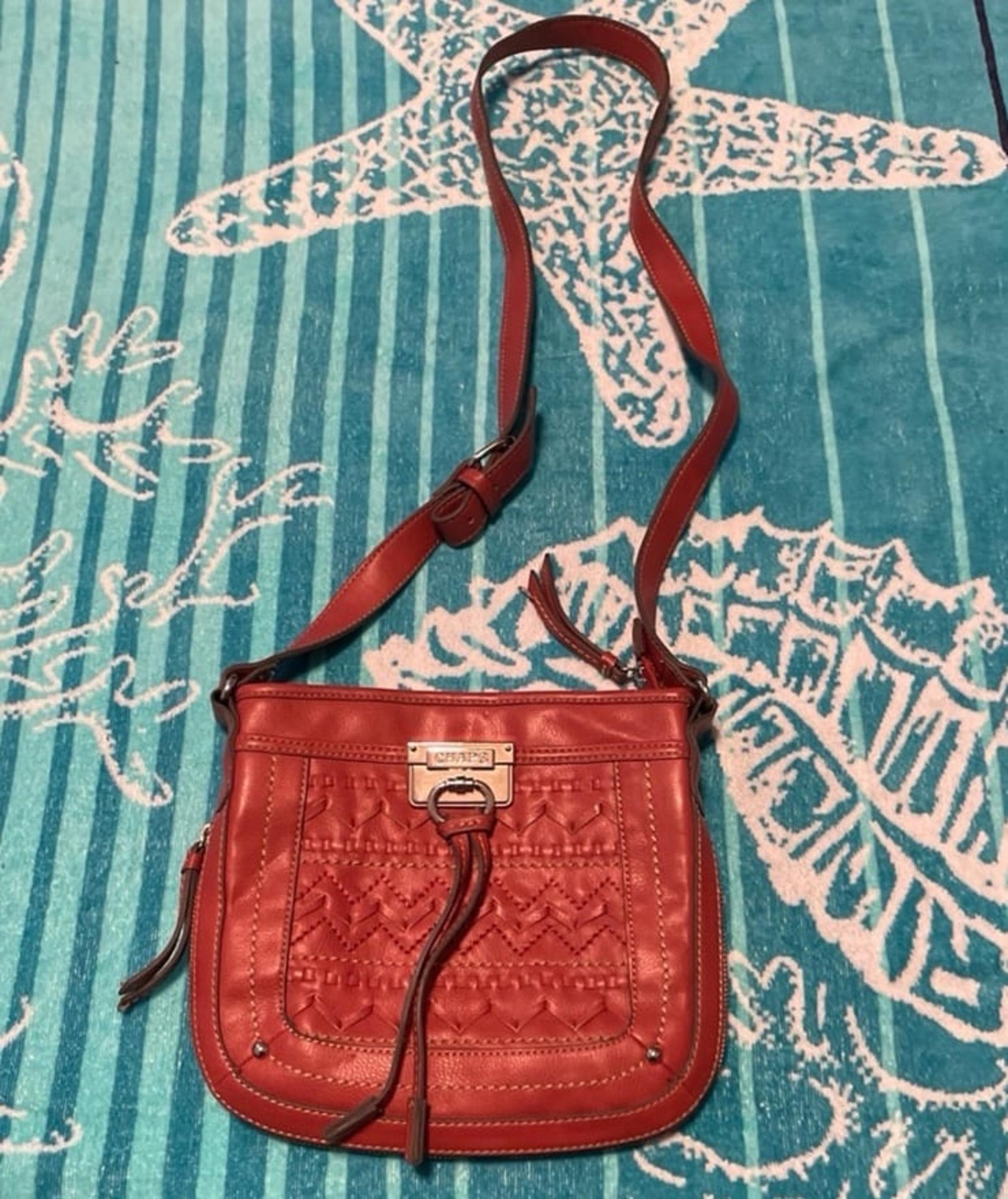 Chaps Brown Crossbody Bag - Great Condition