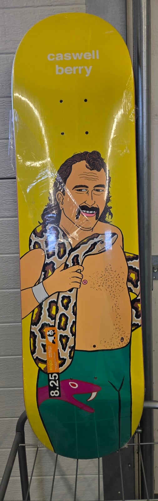 ENJOI WWE BERRY JAKE THE SNAKE BODY SLAM SKATEBOARD DECK 8.25 New In Shrink