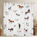 NEW Floral Horse Curtains