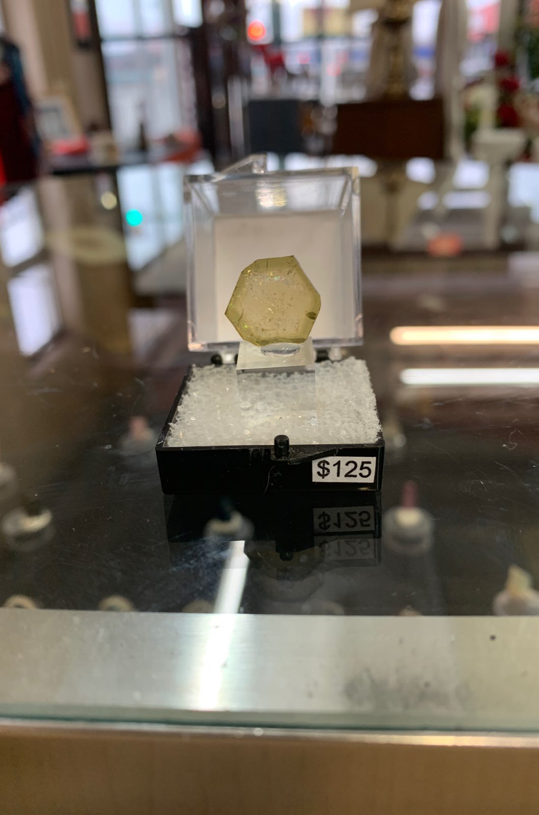 Dravite tourmaline slice, Nepal