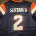 Patrick Surtain II Denver Broncos 2024 Blue Alternate Jersey #2 Size XL