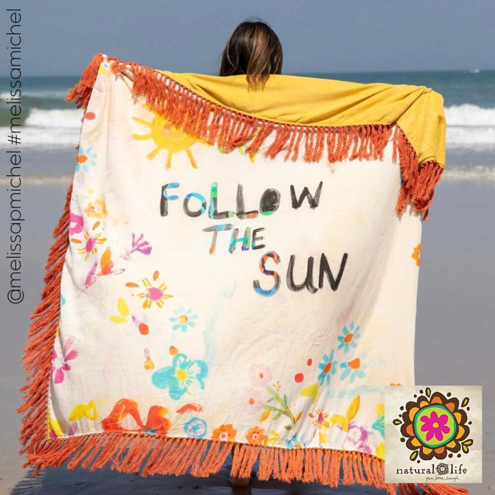 NATURAL LIFE XL Shabana Beach Towel - Follow The Sun
