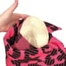 Ming Wang floral paisley open front cardigan Sz M hot pink black