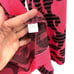 Ming Wang floral paisley open front cardigan Sz M hot pink black