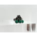 Taxco Sterling Silver Brutalist Green Adventurine Adjustable Vintage Ring
