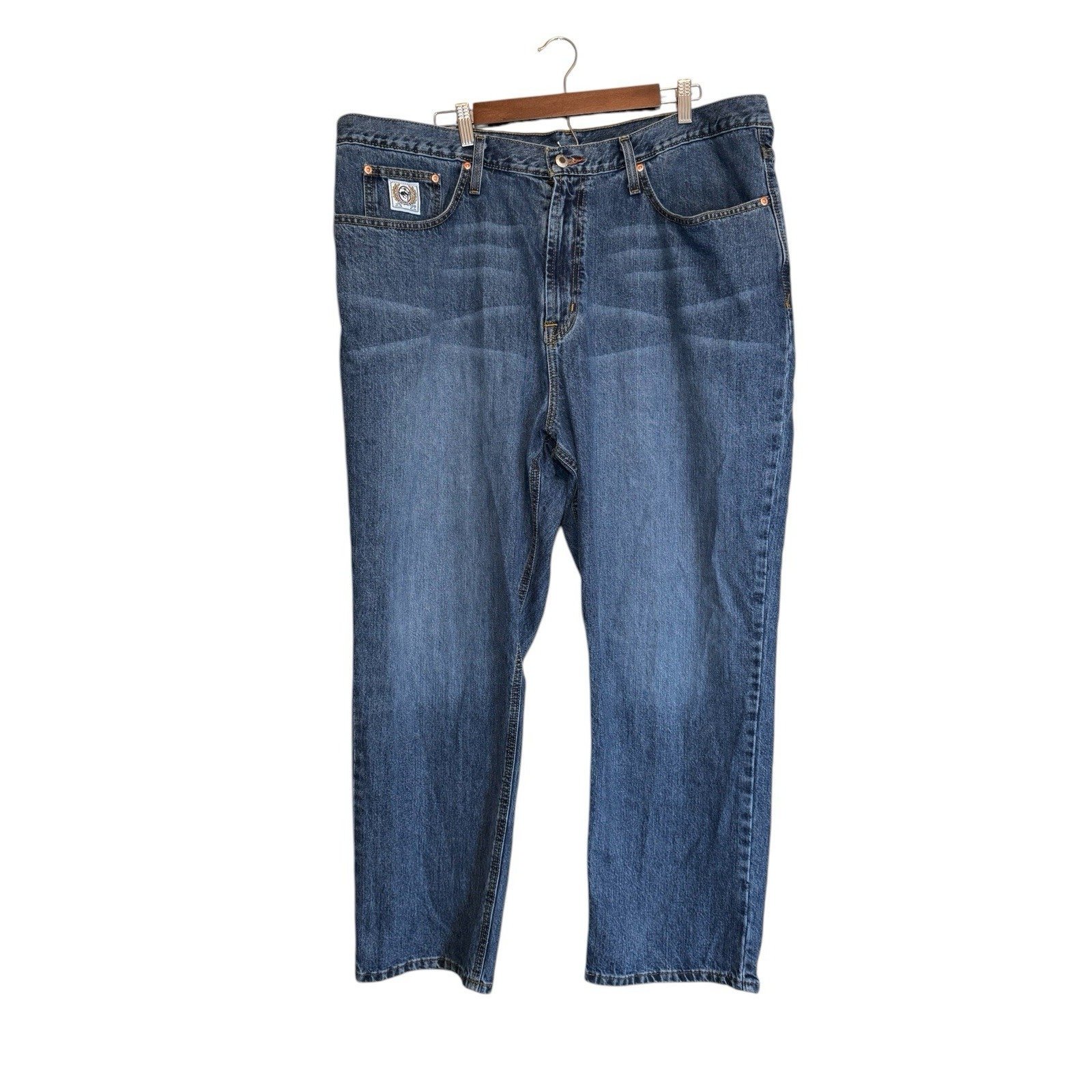 Cinch Jeans Size 42X30 Medium Wash Relaxed Fit Straight Leg White Label Men's