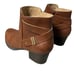 Soul Naturalizer Brown Calm Side Zip Short Heel Booties Size 7.5