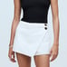 Madewell Denim Wrap Mini Skort White Size 26 NWT