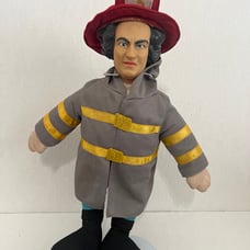 Vintage The Three Stooges Larry In Fighter Fighter Outfit Doll