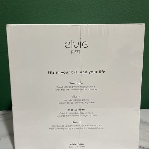 Elvie Hands-Free Wearable Ultra-Quiet Double Breast Pump - NEW & FACTORY Sealed