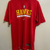 Nike NBA Atlanta Hawks Team Issued On-Court Practice Shirt Red L-T CV3843-657