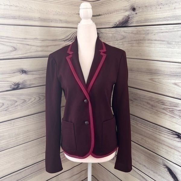 Gap Burgundy Purple Academy Blazer