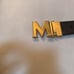 MCM brown/ black reversible belt