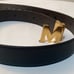 MCM brown/ black reversible belt