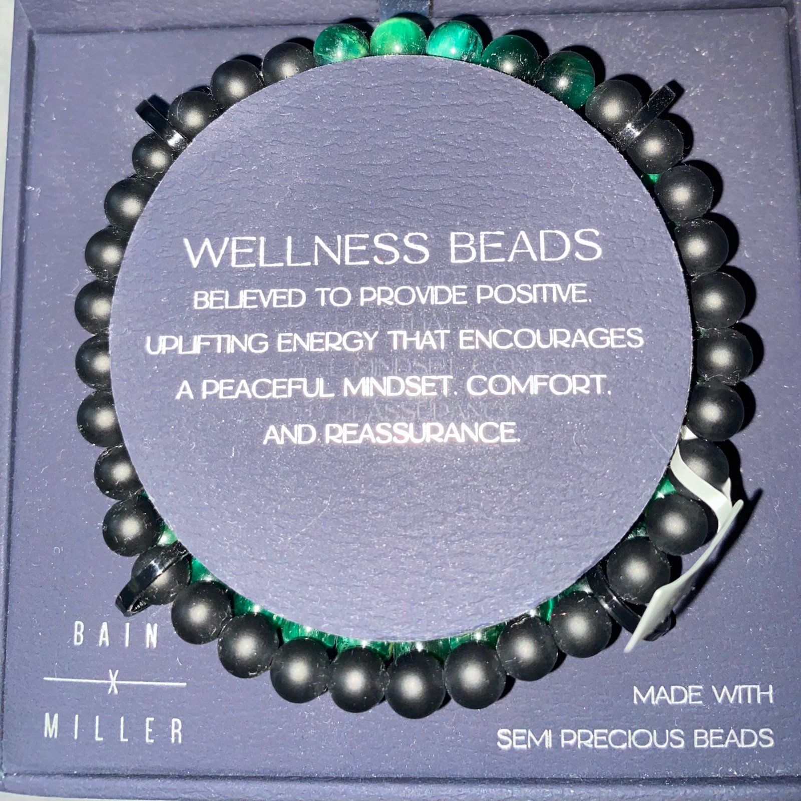 Bain x Miller Men's Wellness Beads Bracelets