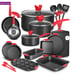 21 - Piece Non-Stick Aluminum Cookware Set