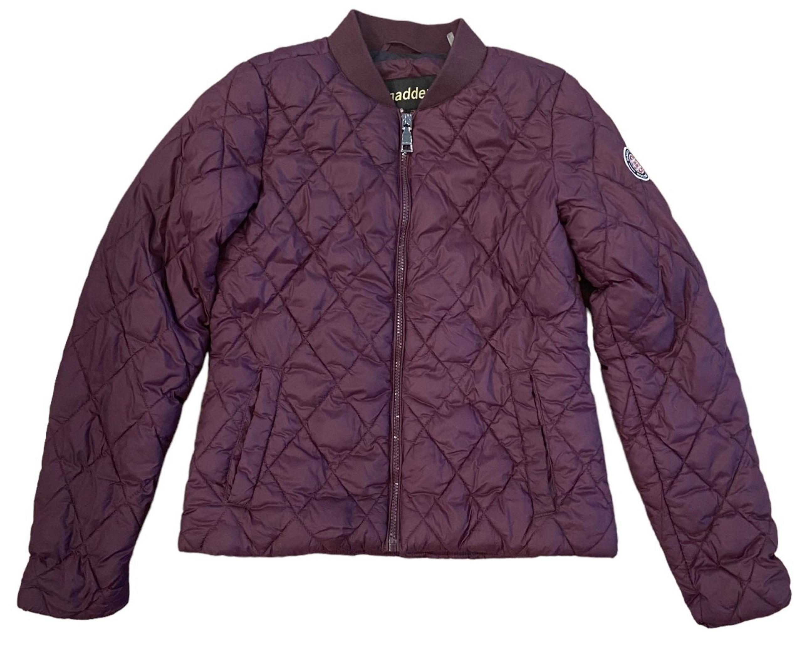 Madden NYC Juniors & Women’s Dark Purple Puffer Jacket Size S Light Weight