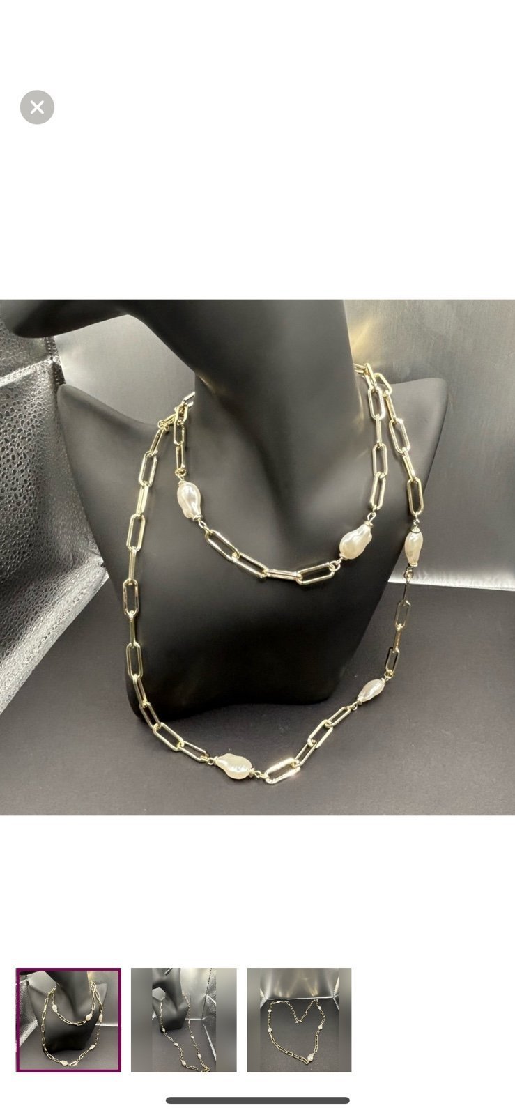 Necklace link chain