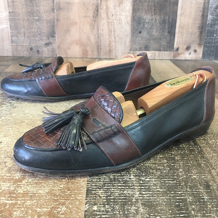 Cole Haan Bragano Italy 2746 Kiltie Loafer Slip On Dress Shoes Mens 7.5 M