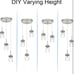 3-Light hanging chandelier