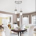 3-Light hanging chandelier