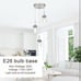 3-Light hanging chandelier