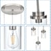 3-Light hanging chandelier