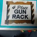 The A line 4 place Gun Rack in original box. Stock NO. 3004 Circa. 1950s