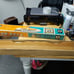 The A line 4 place Gun Rack in original box. Stock NO. 3004 Circa. 1950s