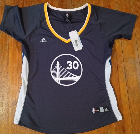 Women's Size Large Golden State Warriors Stephen Curry Jersey 4 Her New