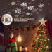 Christmas Star Tree Topper with Built-in Led Snowflake Projector Lights