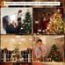 Christmas Star Tree Topper with Built-in Led Snowflake Projector Lights