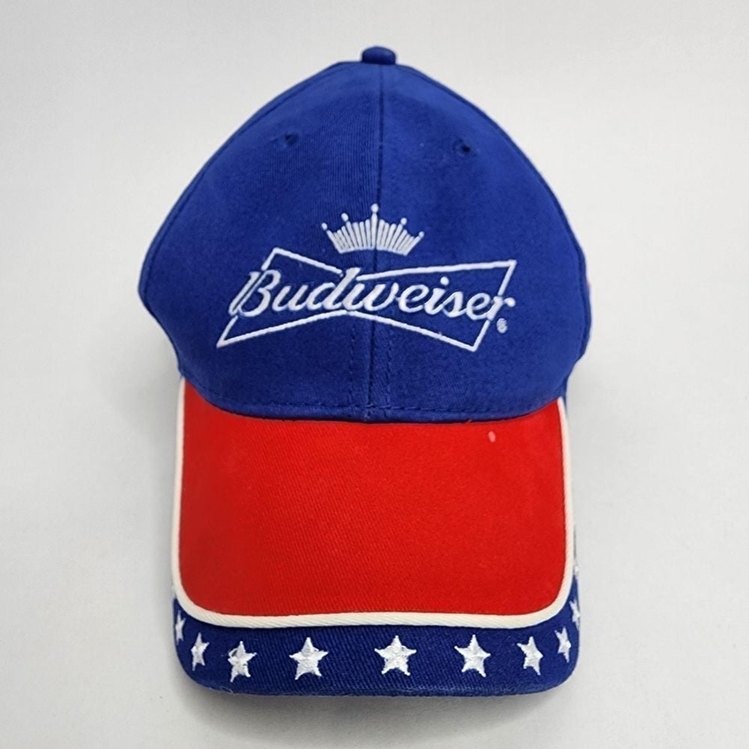 Budweiser Dale Earnhardt Jr. Hat Men's Winners Circle Stars Red White Blue