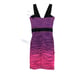 NWT Dress the Population Ashlyn Ombré Ruched Bodycon Dress Size XS Stretch Sexy