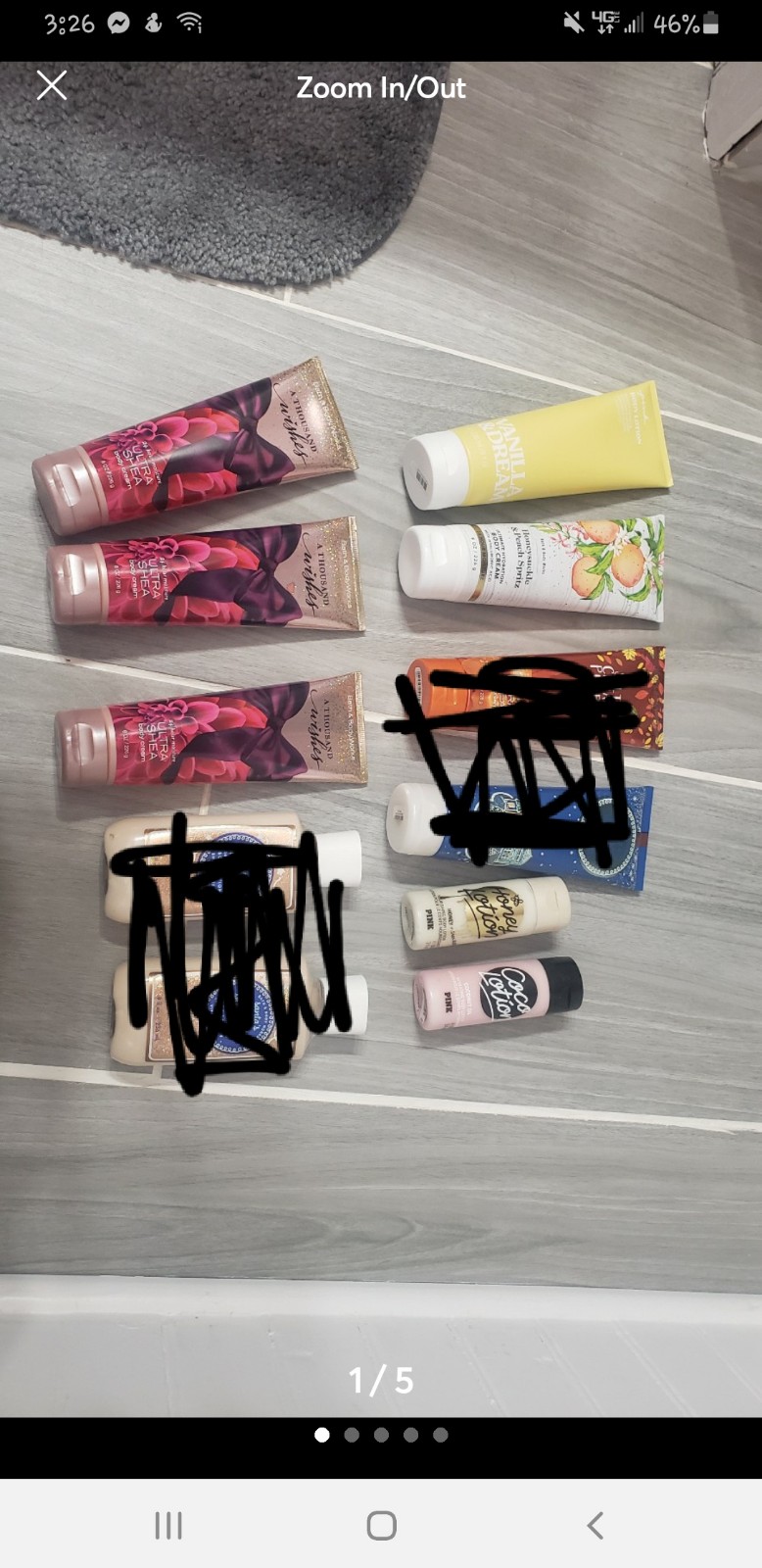 Bath and body works lotions