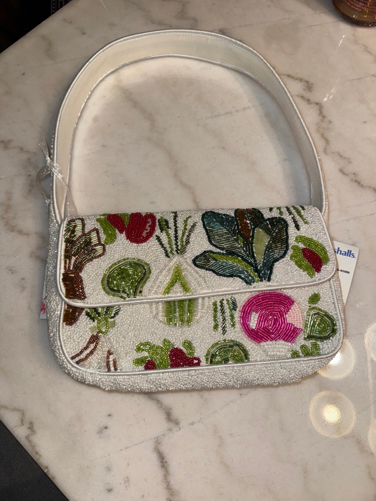 Radish Beaded Bag