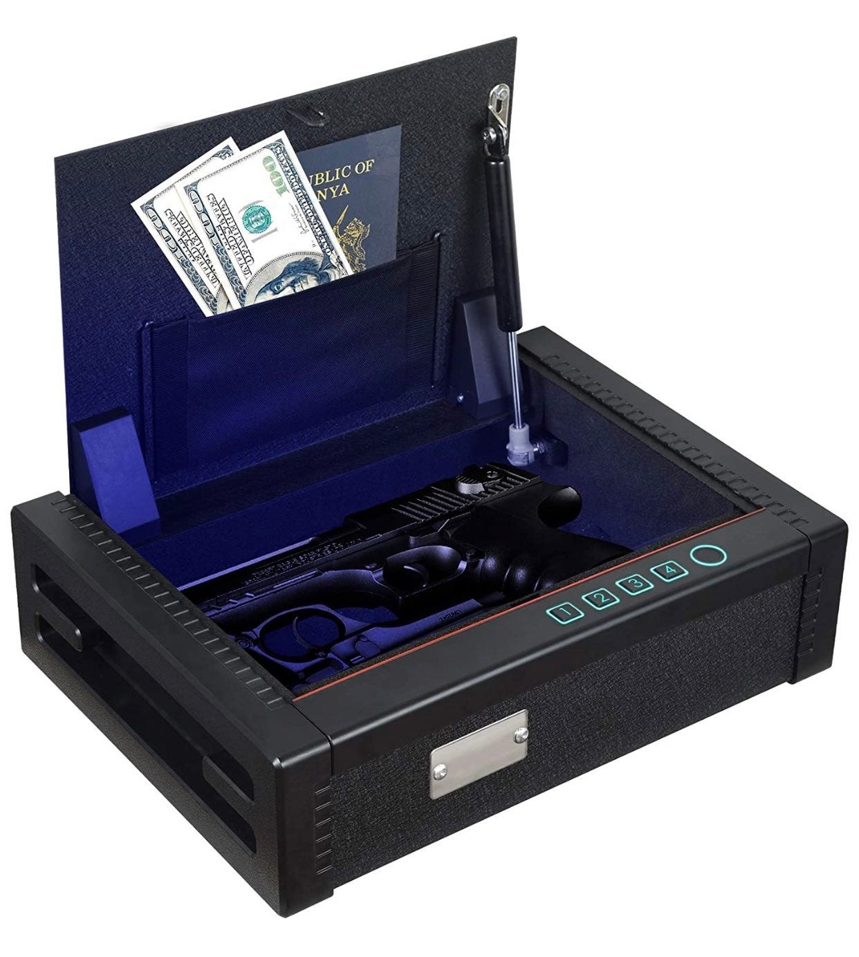TENAMIC Biometric Pistol Safe for 2 Guns